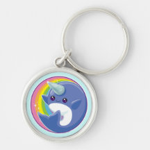 Kawaii Narwhal Keychains