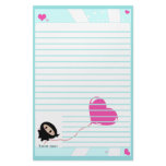 Kawaii Ninja  Heart Balloon Stationery