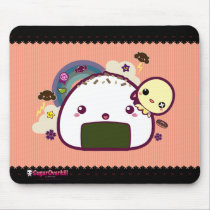 Kawaii Onigiri Attacked! Mousepads