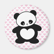 Kawaii panda magnets