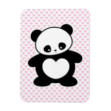 Kawaii panda magnets