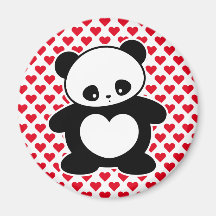 Kawaii panda refrigerator magnets