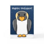 Kawaii Penguin Christmas Card