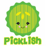 kawaii picklish pickle slice photo cut out