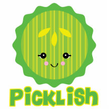 kawaii picklish pickle slice photo cut out