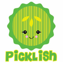kawaii picklish pickle slice photo cut out