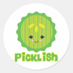 kawaii picklish pickle slice stickers