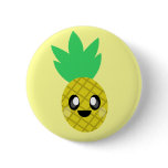 kawaii pineapple fruit face so happy cute