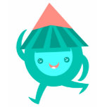 Kawaii Pointy Head Guy Cartoon t-shirts