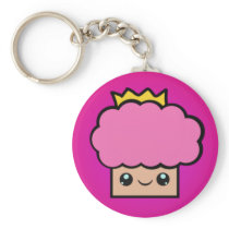 Kawaii Princess Cupcake Keychains