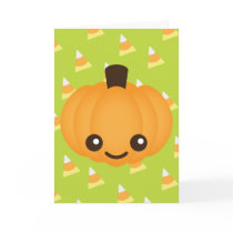 Kawaii Pumpkin Card