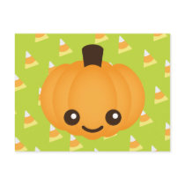Kawaii Pumpkin Postcards