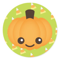 Kawaii Pumpkin Sticker