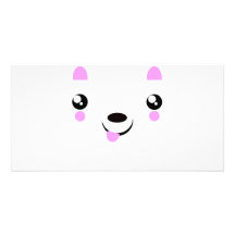 Kawaii Puppy cute kawaii t-shirts Personalized Photo Card