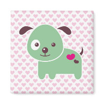 Kawaii puppy magnet