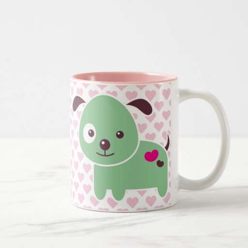 Kawaii puppy mug