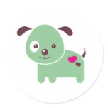 Kawaii puppy stickers