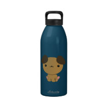 Kawaii Puppy water bottle