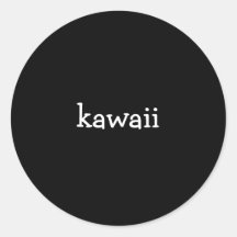 kawaii round stickers