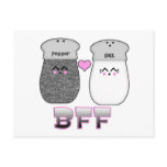 Kawaii Salt n Pepper BFF Post Cards