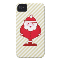 Kawaii Santa iPhone 4 Case-Mate Cases