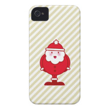 Kawaii Santa Case-Mate iPhone 4 Case
