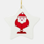 Kawaii Santa Christmas Ornament