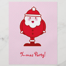 Kawaii Santa Custom Flyer