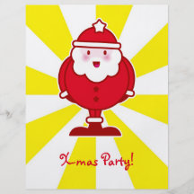 Kawaii Santa Custom Flyer