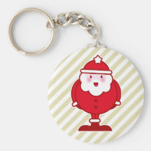 Kawaii Santa Key Chain