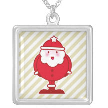 Kawaii Santa Necklaces