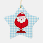 Kawaii Santa Ornaments