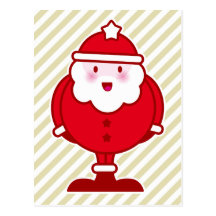 Kawaii Santa Postcards