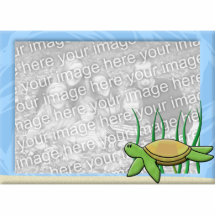 Kawaii Sea Turtle Photo Frame Acrylic Cut Out