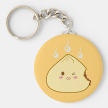 Kawaii "SioPao" Meatbun Bitemark Keychains