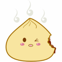 Kawaii "SioPao" Meatbun Bitemark Cut Out