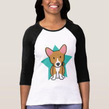 Kawaii Star Basenji Ladies T-Shirt