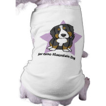Kawaii Star Bernese Mountain Dog Doggie Tshirt