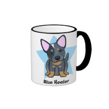Kawaii Star Blue Heeler Coffee Mug