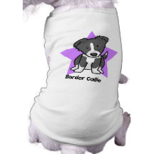 Kawaii Star Border Collie Doggie T-shirt