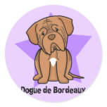 Kawaii Star Dogue de Bordeaux Stickers