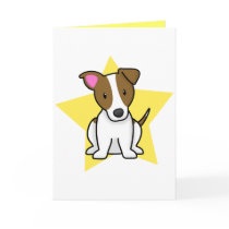 Kawaii Star Jack Russell Terrier Card