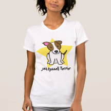 Kawaii Star Jack Russell Terrier Ladies T-Shirt