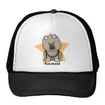 Kawaii Star Keeshond Mesh Hats