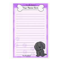 Kawaii Star Newfoundland Stationery