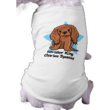 Kawaii Star Ruby Cavalier King Charles Spaniel Pet Shirt