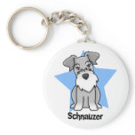 Kawaii Star Schnauzer Key Chain