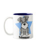 Kawaii Star Schnauzer Coffee Mugs