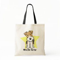 Kawaii Star Wire Fox Terrier Canvas Bag