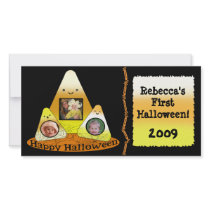 Kawaii Style Halloween Custom Photo Card